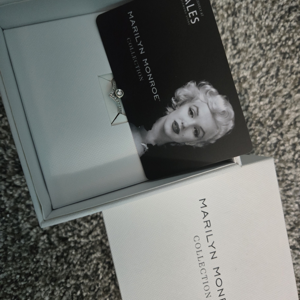 Marilyn Monroe Silver Ring